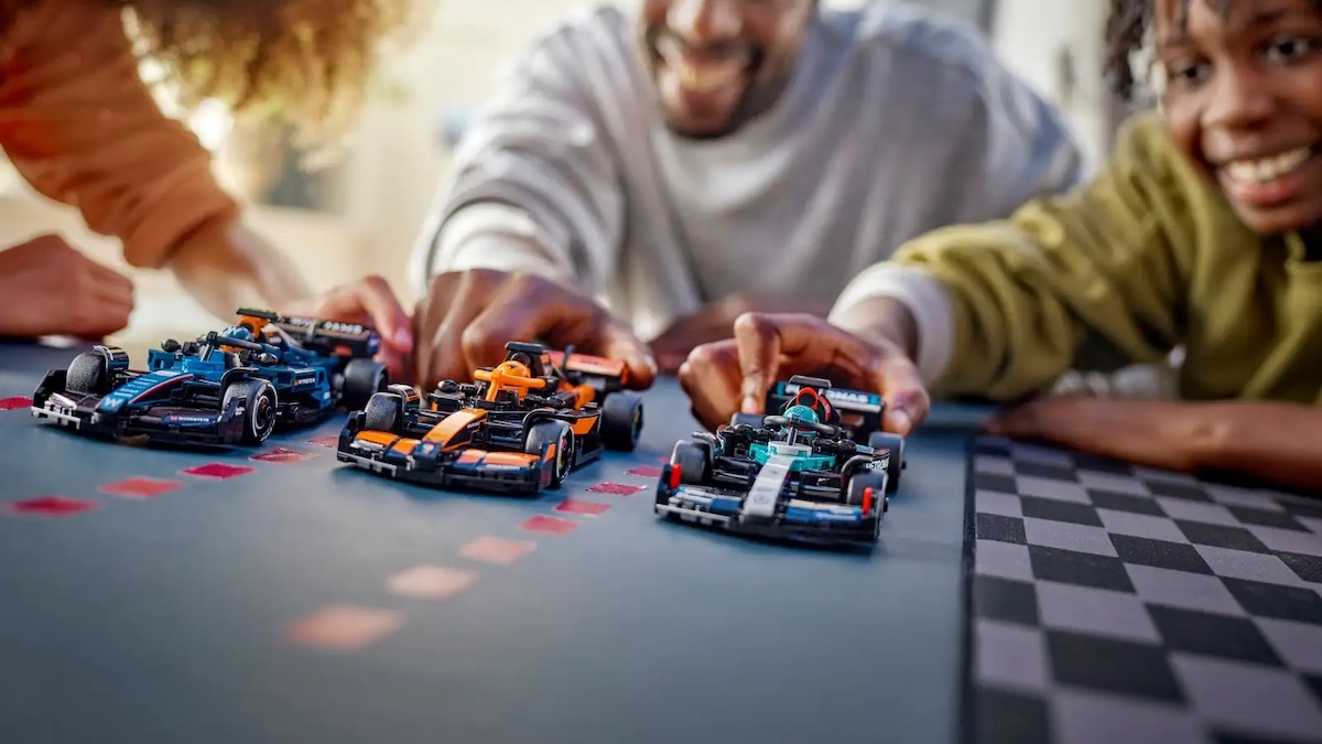 LEGO Speed Champions Formula 1 sets sticker count confirmed