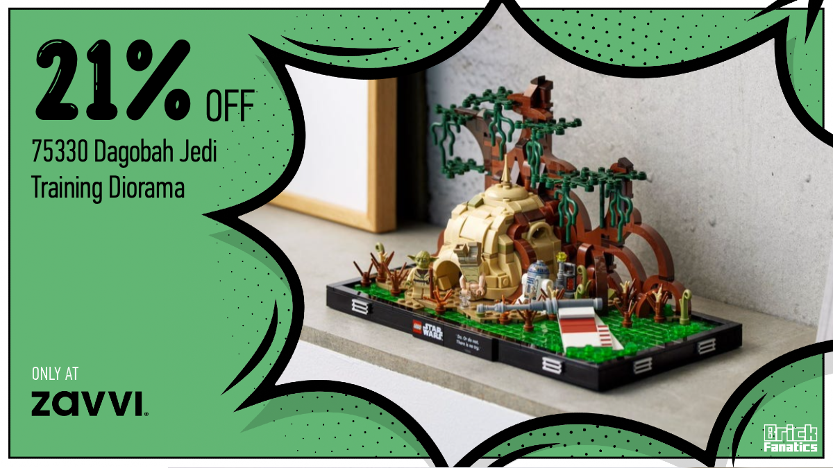 Use the Force and get 21% off 75330 Dagobah Jedi Training Diorama at Zavvi