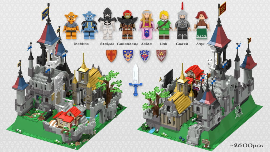 Hyrule Castle The Legend of Zelda LEGO Ideas 5