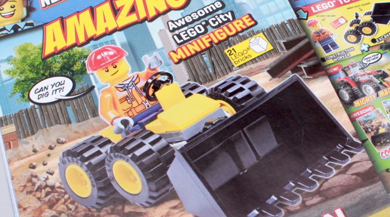 Next month's LEGO CITY magazine includes a free construction worker