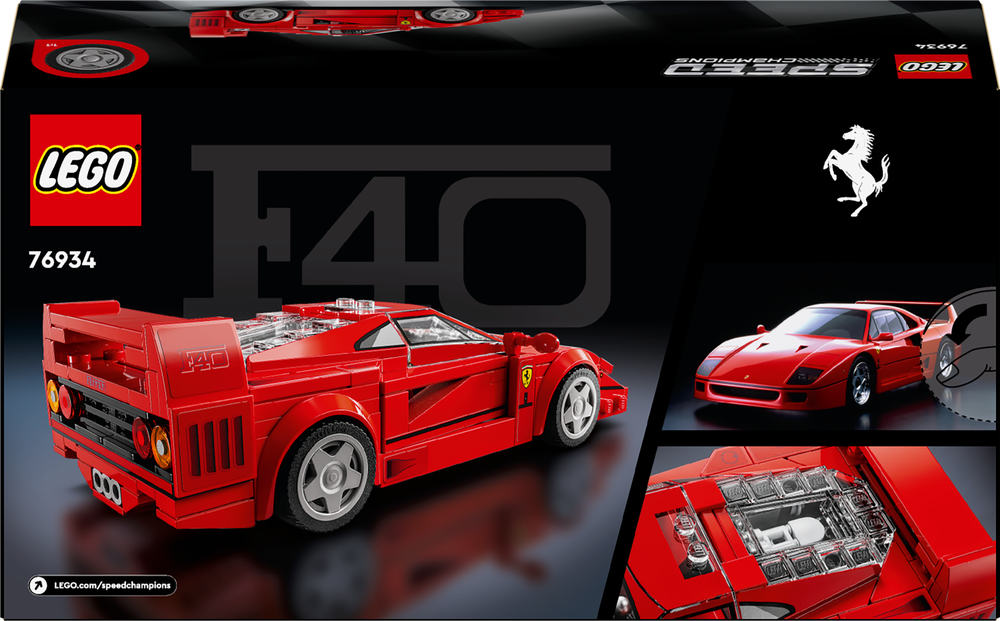 lego 76934 ferrari f40 box back