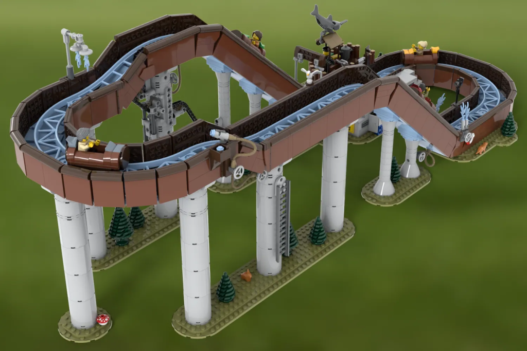 LEGO Ideas Working Log Flume 5 1024x683