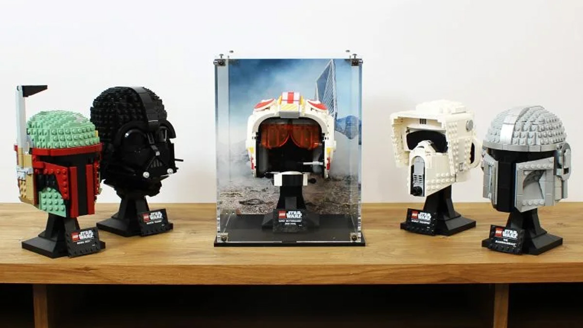 Protect and showcase your LEGO builds with display cases