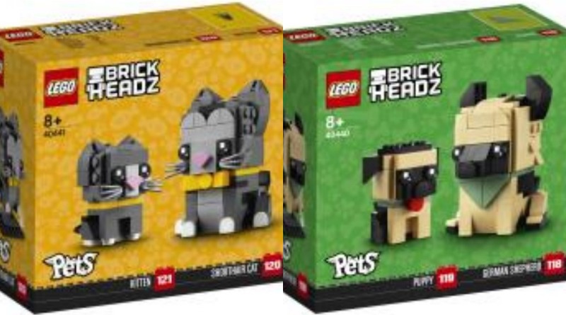 New LEGO BrickHeadz Pets sets revealed