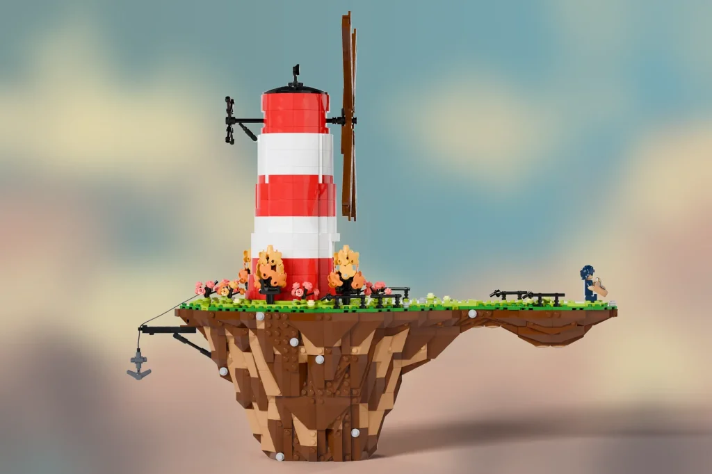 LEGO Ideas Gorillaz Flying Windmill Island 7 1024x682
