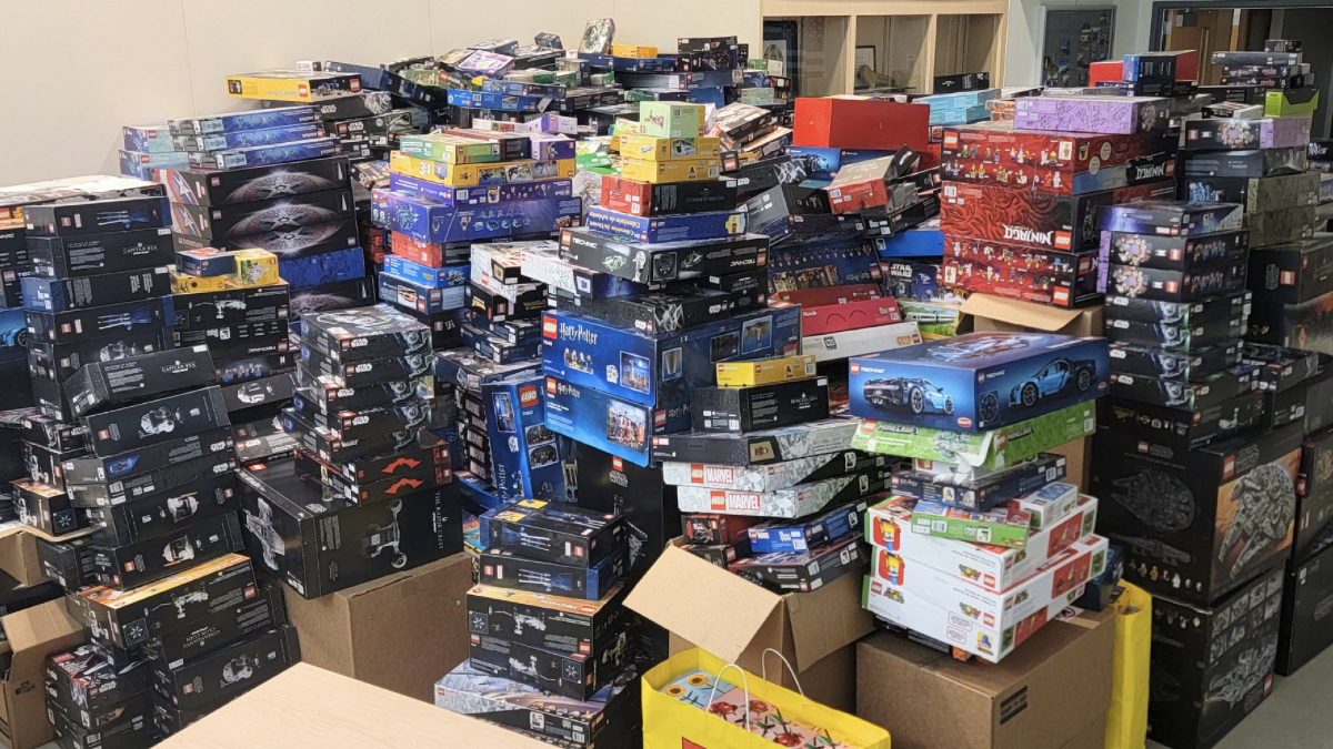 Two suspects arrested over theft of more than 2,800 LEGO sets