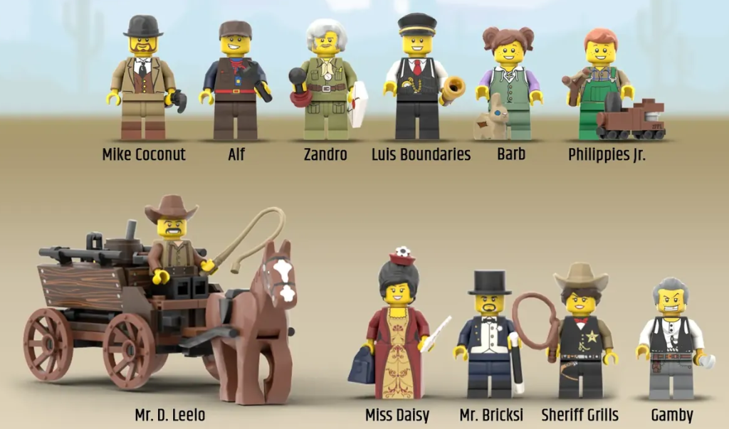 LEGO Ideas western train station 3 1024x603
