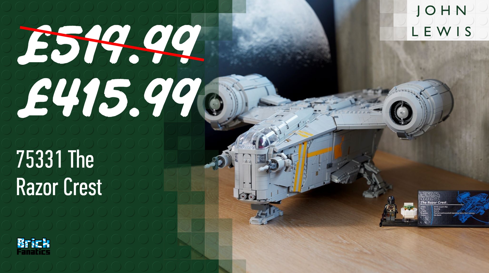 This is the way: save big on the ultimate LEGO Razor Crest