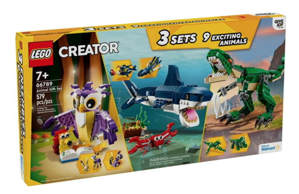 LEGO Creator 66789 Animal Gift Set box front 1024x665