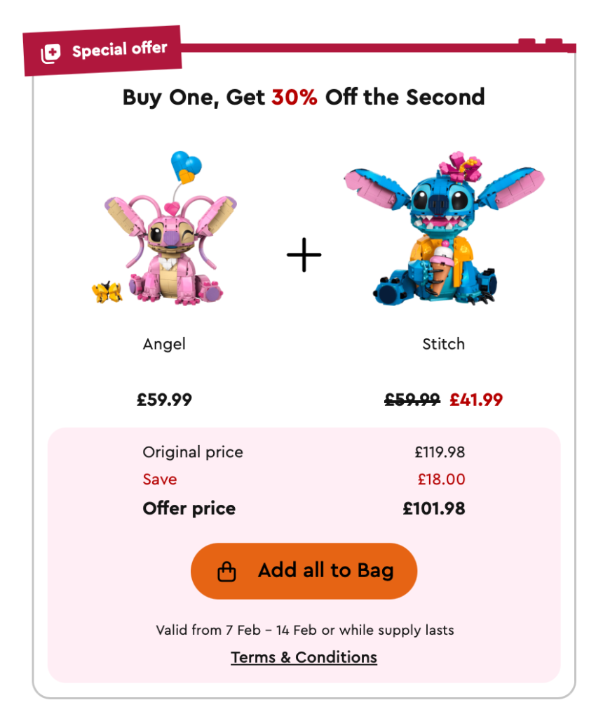 LEGO Valentines Day 2026 offer 1 850x1024