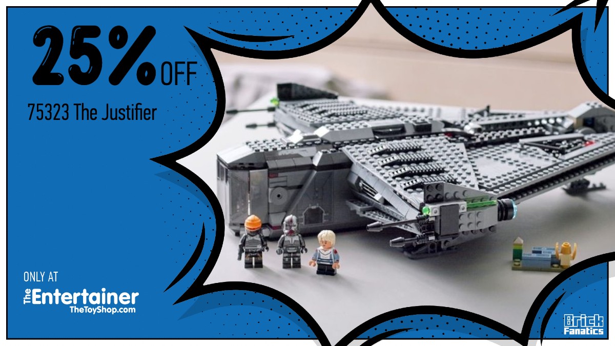 Don't miss out on 25% off LEGO Star Wars 75323 The Justifier at The Entertainer 