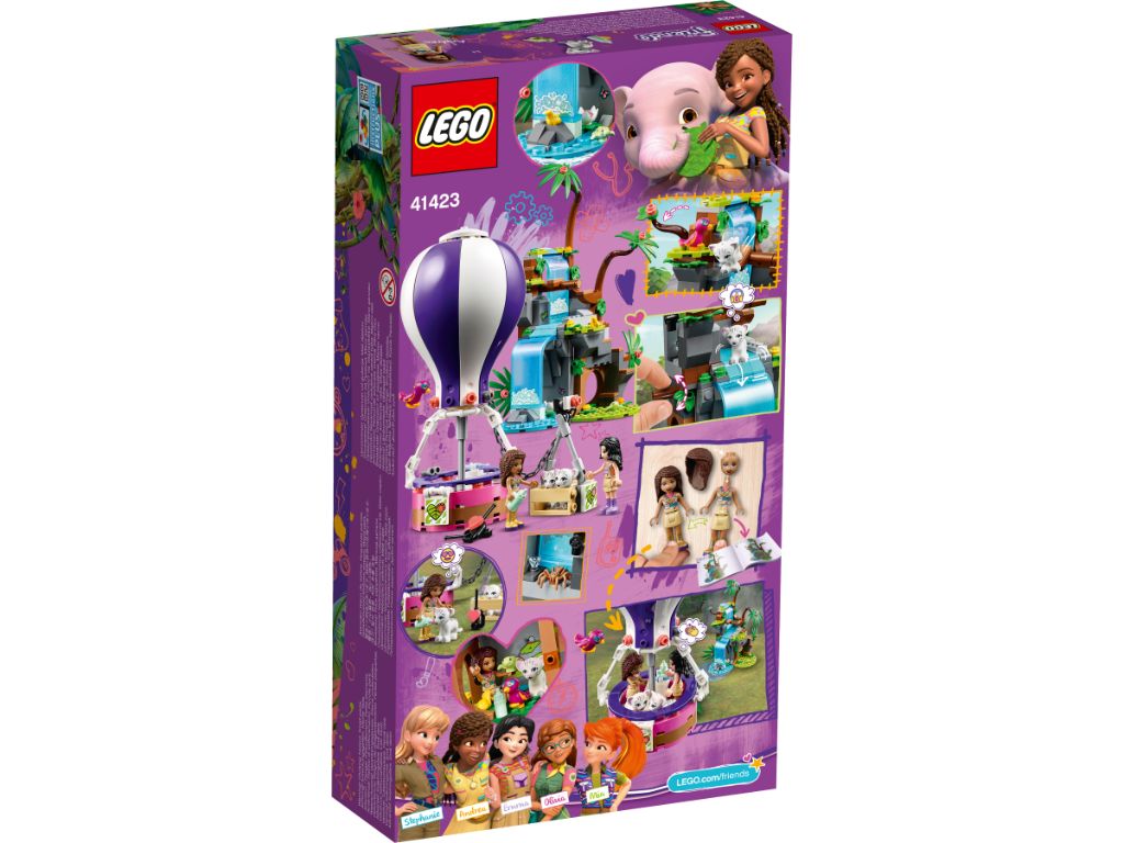 LEGO Friends 41423 Tiger Hot Air Balloon Jungle Rescue 2