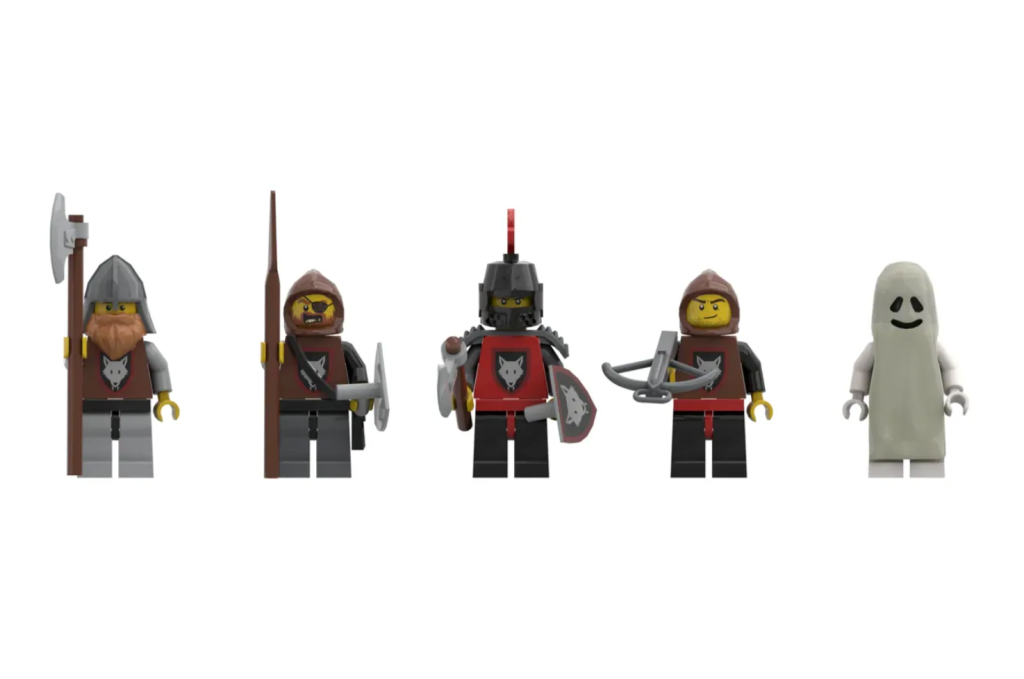LEGO Ideas wolfpack castle minifigures 1024x679