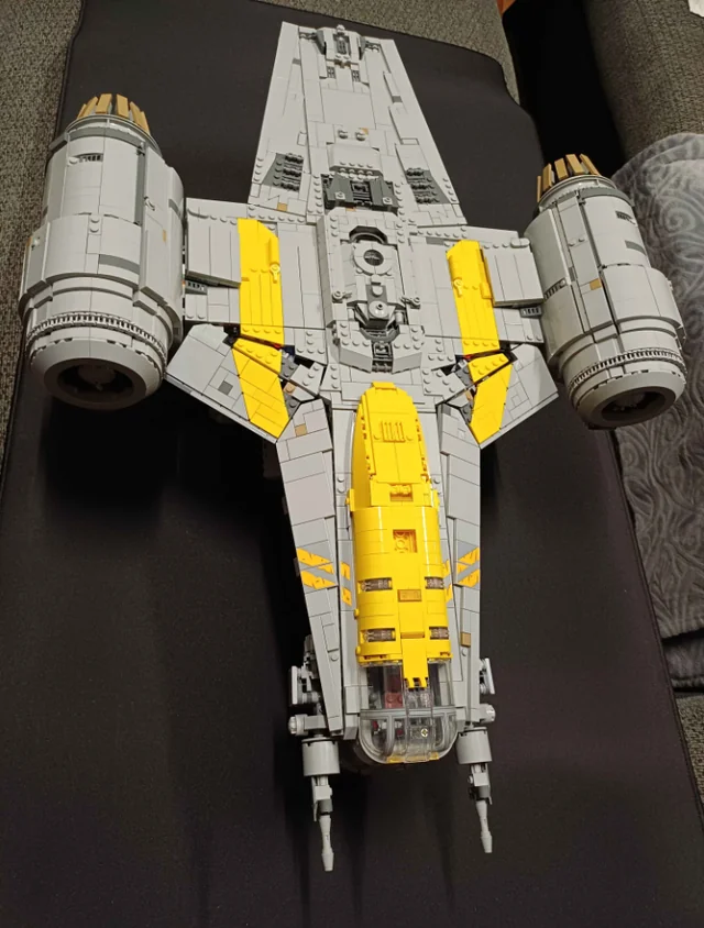 modded ucs razor crest into the mandalorian grogu new razor saltymove reddit
