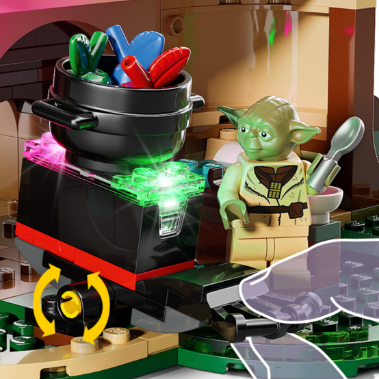 lego star wars yoda hut smart brick stand in 2