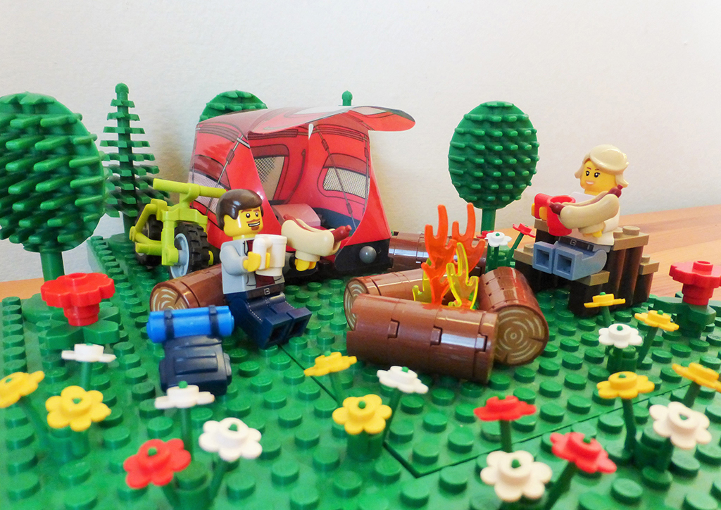 Brick Pic of the Day: Camping trip