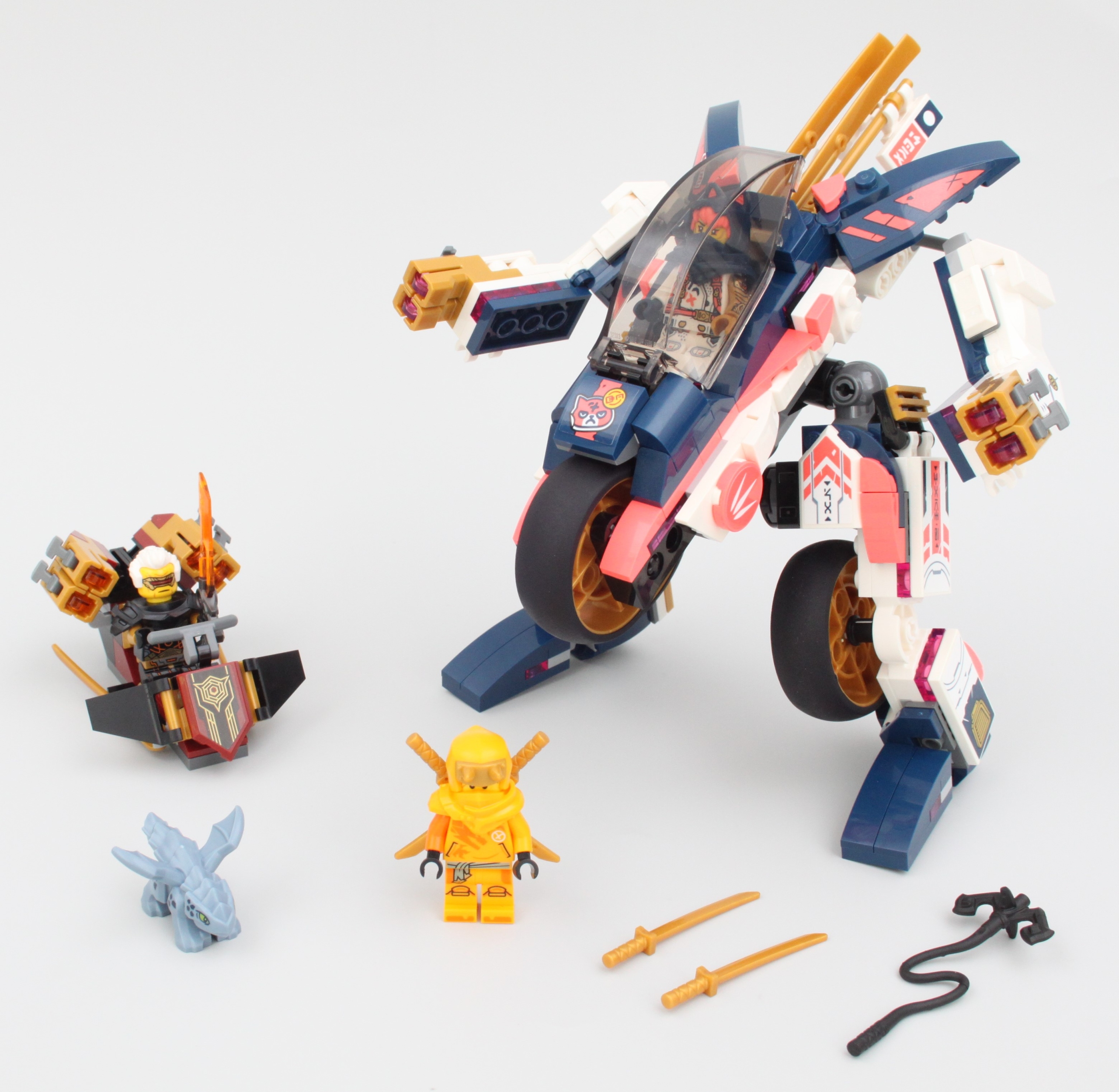 LEGO NINJAGO 71792 Soras Transforming Mech Bike Racer review 1 scaled