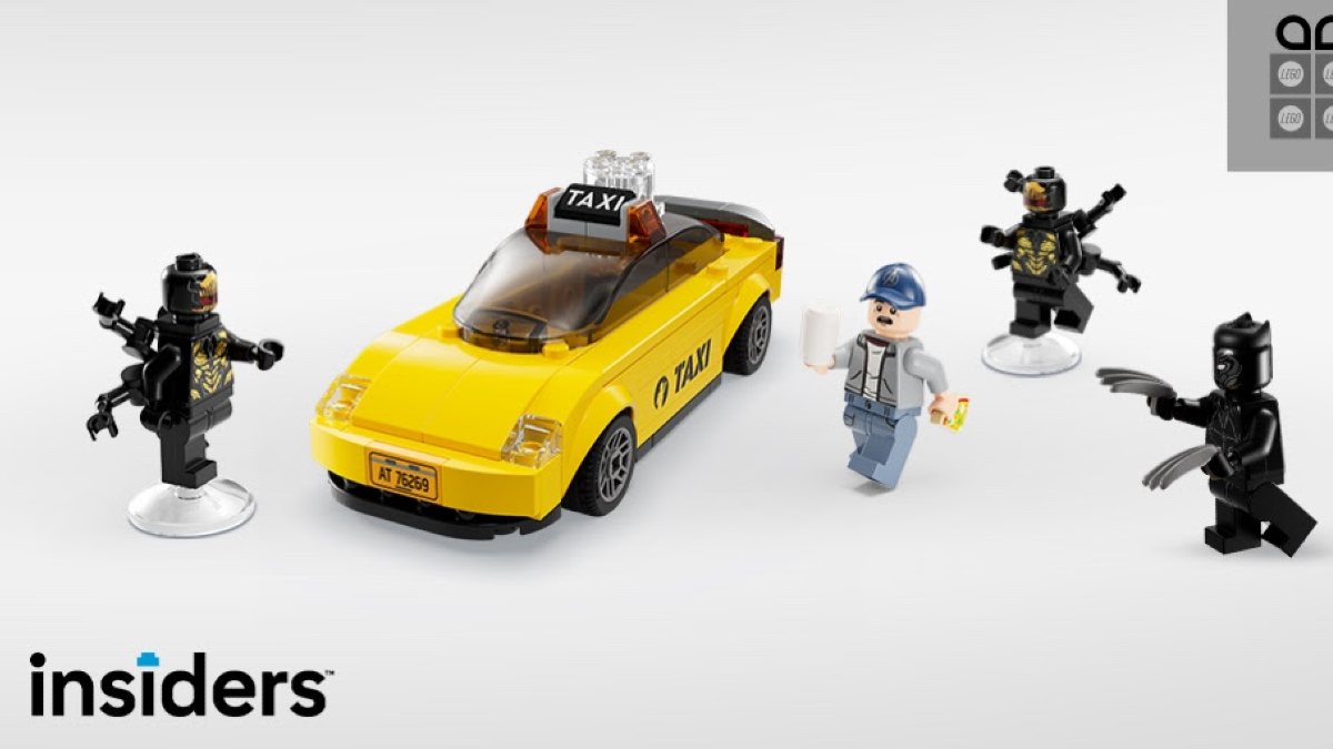 Get a closer look at LEGO Marvel Avengers Tower Taxi GWP