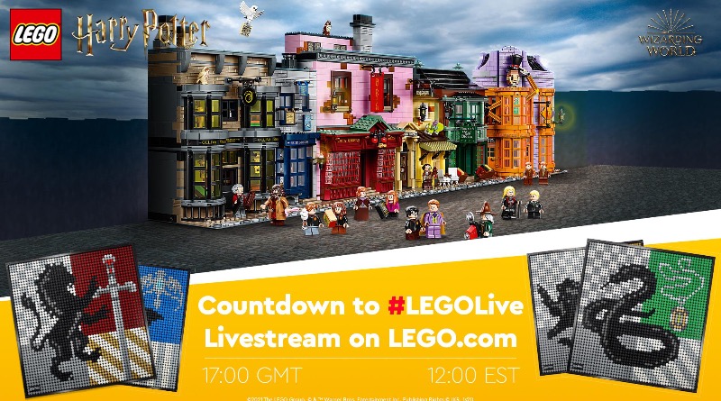 The LEGO Harry Potter designer Q&A livestream is about to begin