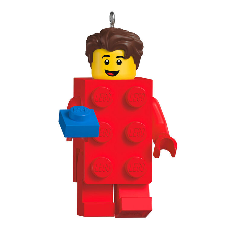 brick suit guy lego hallmark ornament