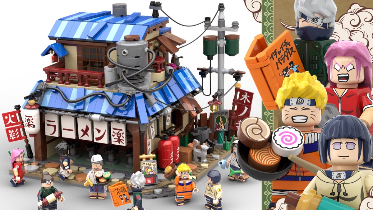 LEGO Naruto ramen shop hits 10K on LEGO Ideas for the second time
