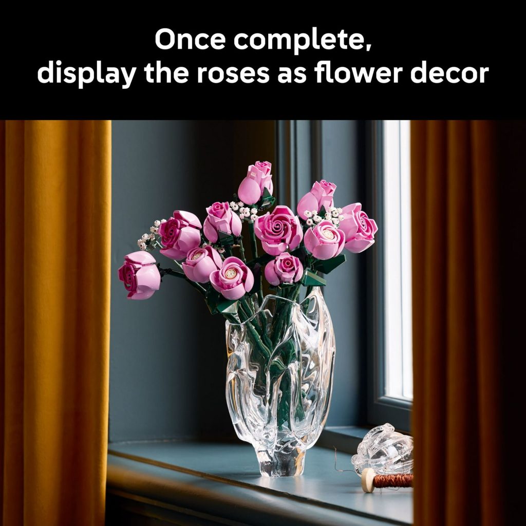 LEGO Botanicals 10374 Bouquet of Pink Roses 6 1024x1024