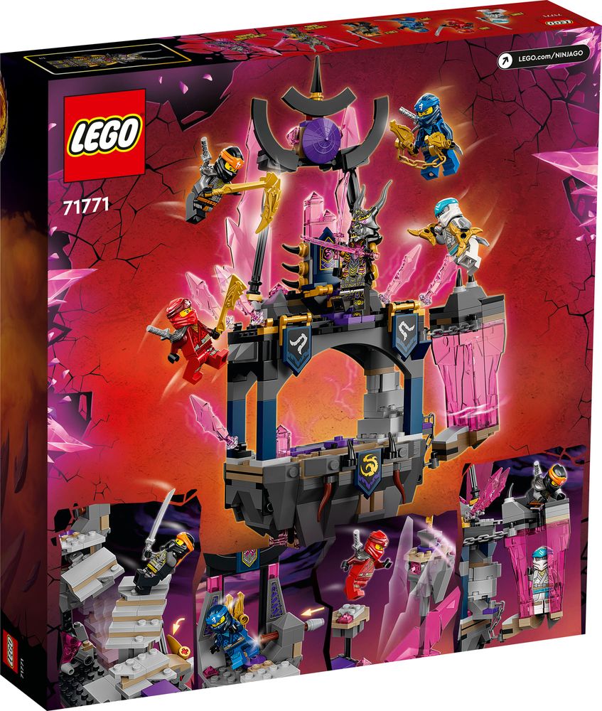 71771 THE TEMPLE OF THE CRYSTAL KING box back