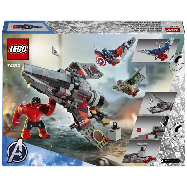 LEGO Marvel 76292 Captain America vs. Red Hulk Battle 1