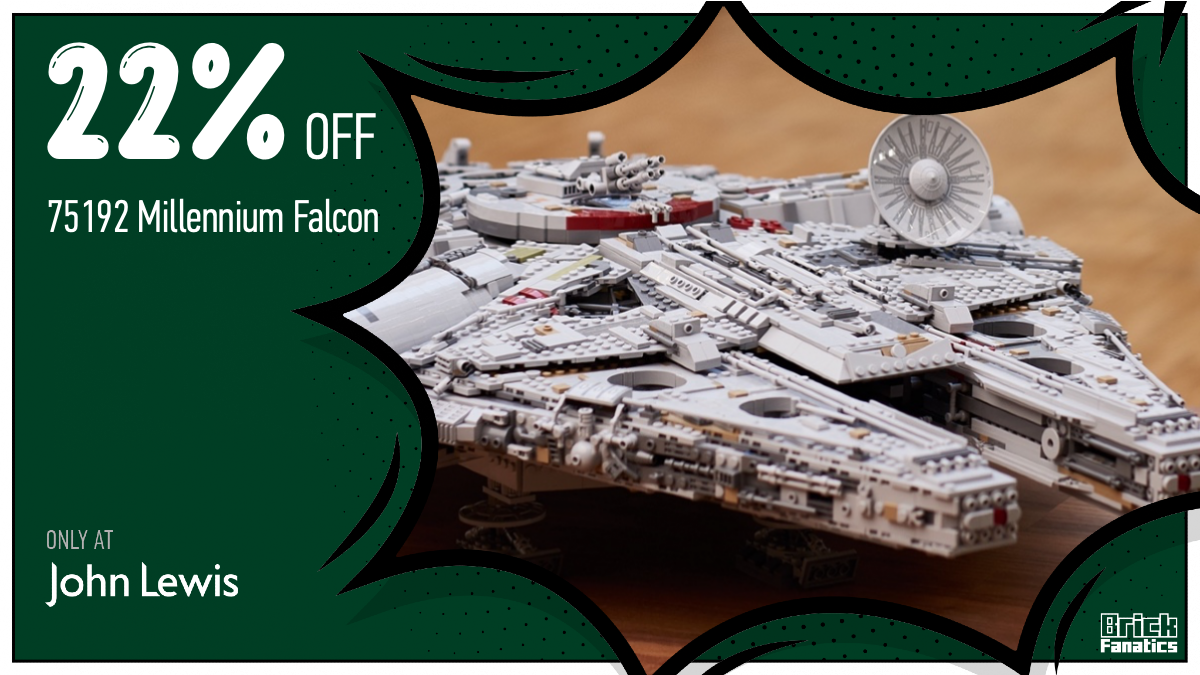 John Lewis LEGO discount code ends today