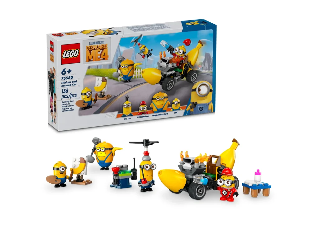 LEGO Despicable Me 4 75580 Minions and Banana Car 1 1024x768
