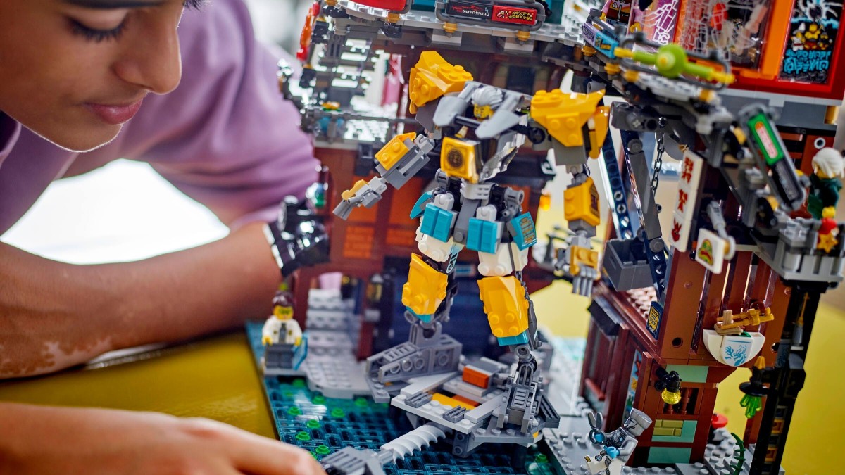 LEGO 71837 NINJAGO City Workshops is filled with Easter eggs
