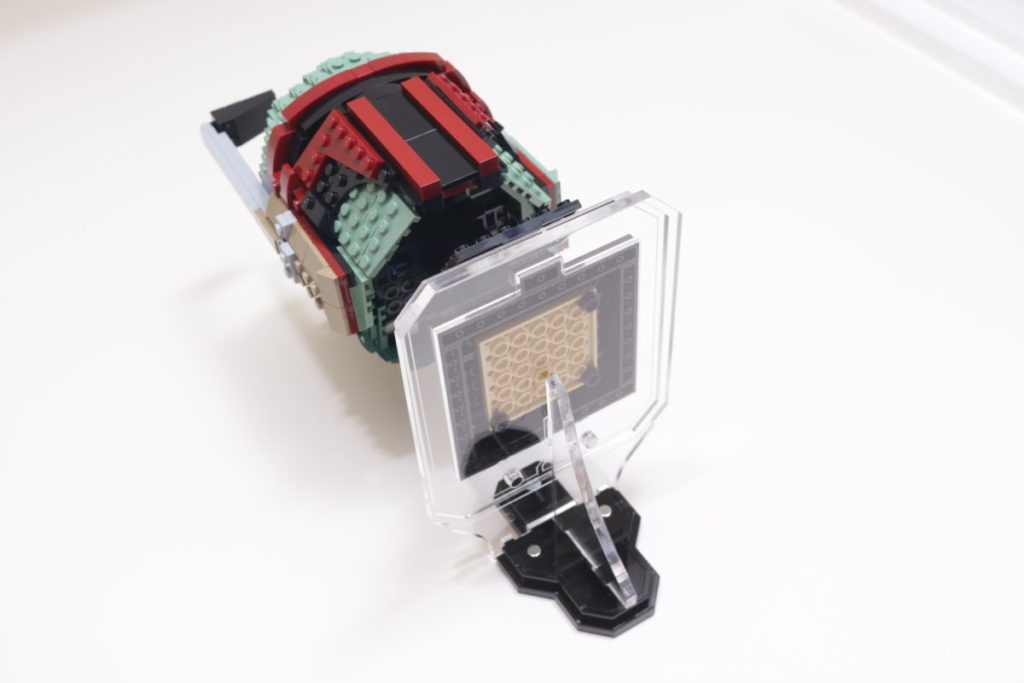 LEGO Star Wars Mandalorian Stormtrooper Scout Trooper Luke Skywalker Red Five Darth Vader Boba Fett Helmet Wicked Brick Display Case individual dual triple wall mounted 17 1024x683
