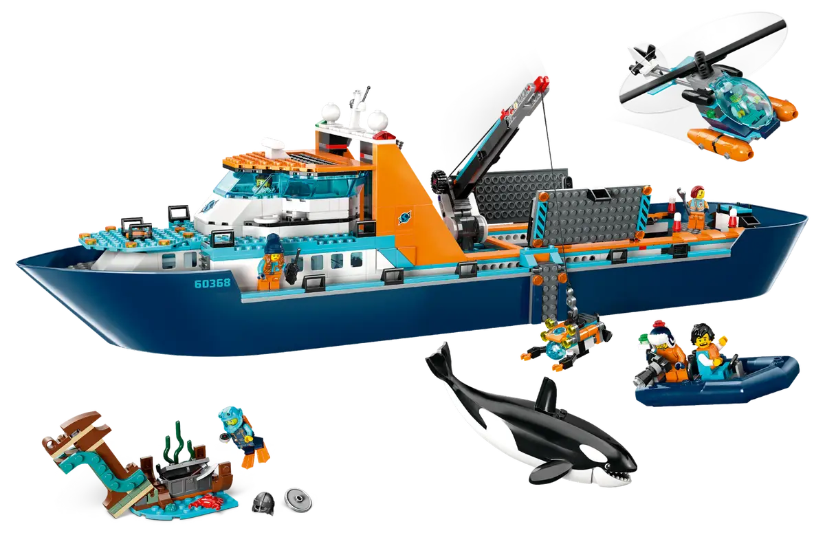 LEGO City 60368 Artic Explorer Ship 4