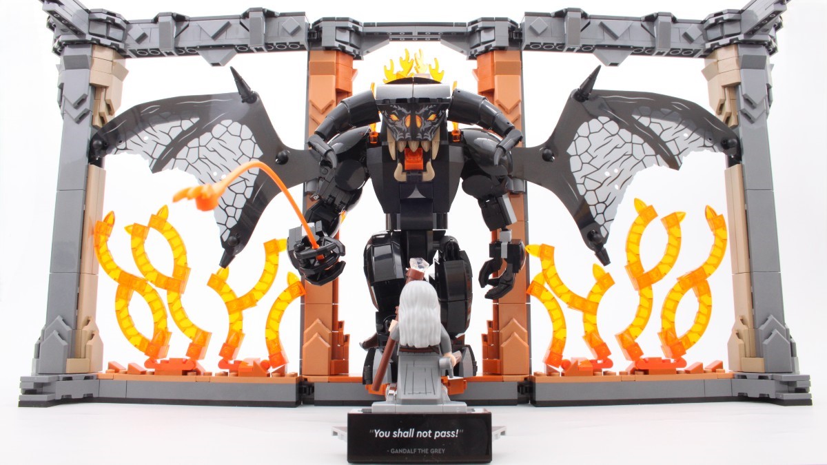 LEGO Icons 10367 The Lord of the Rings: Balrog Book Nook review