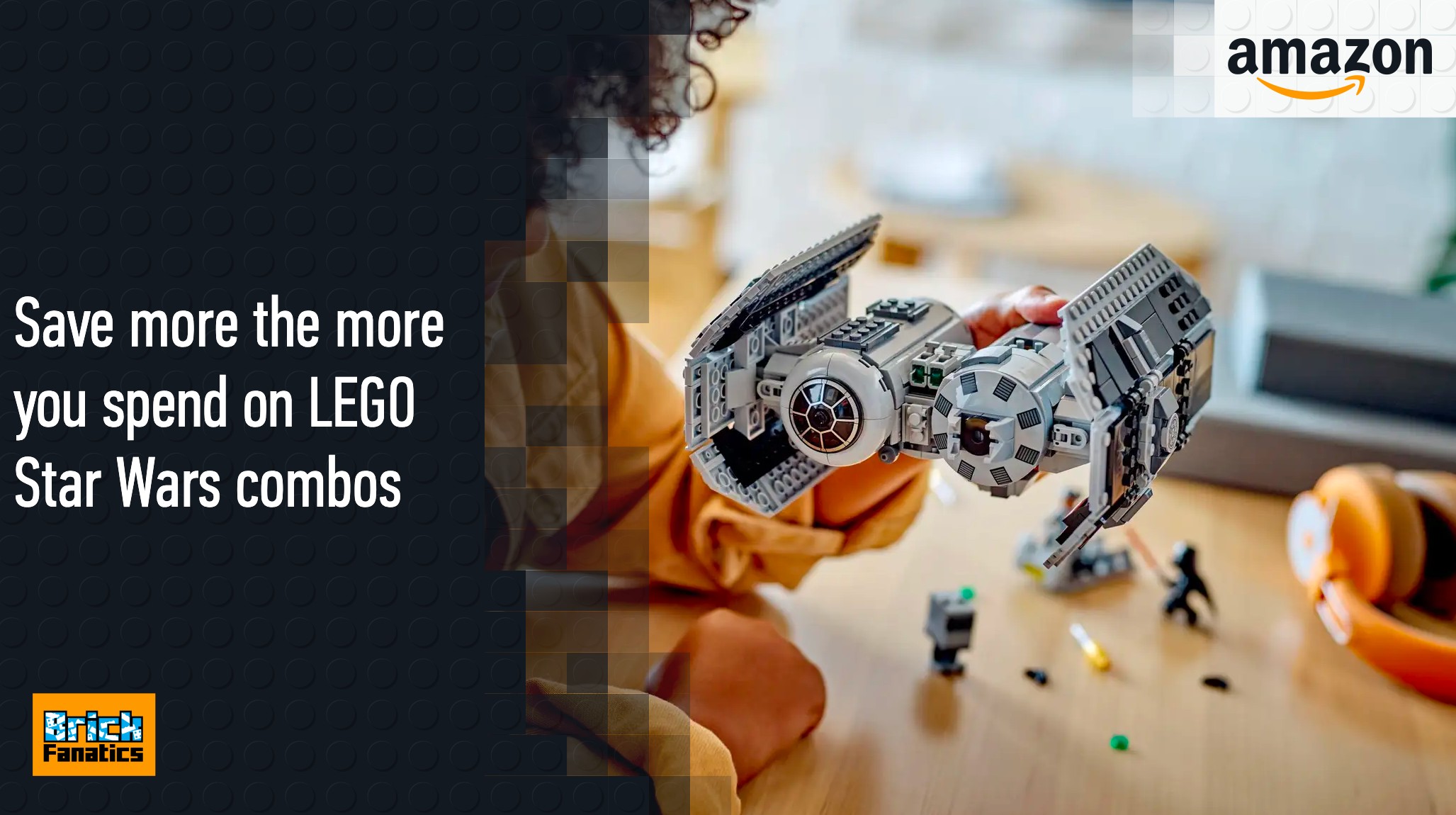 Save more when you double up on LEGO Star Wars ships at Amazon