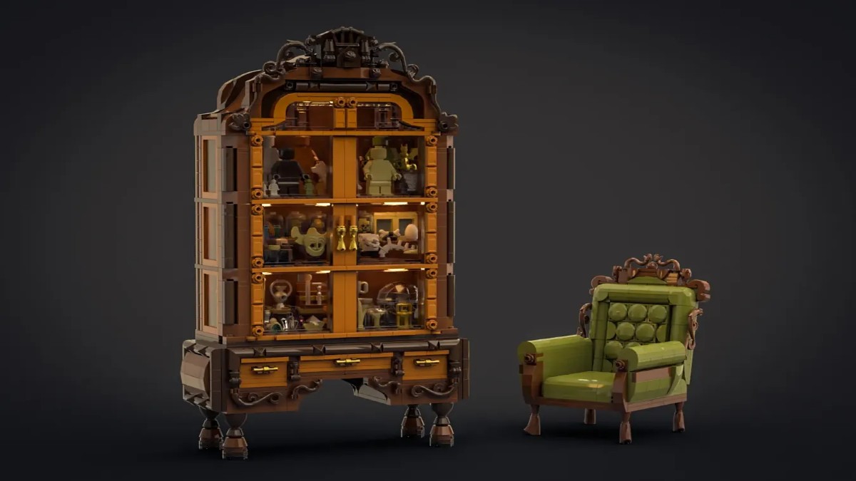Antique Cabinet closes in with 10,000 supporters on LEGO Ideas