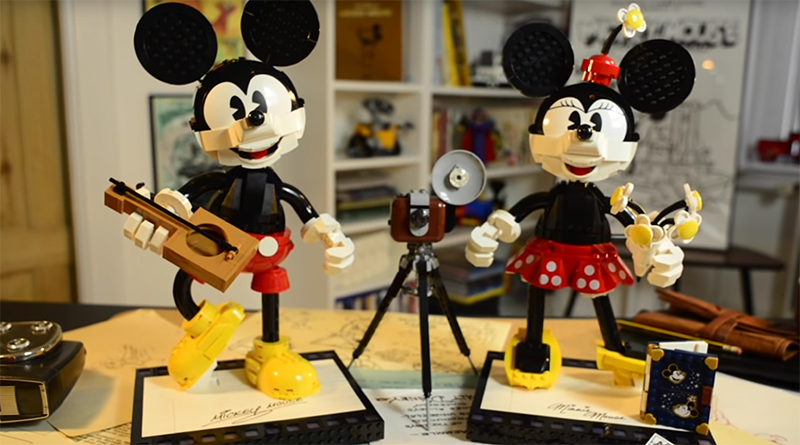 How LEGO Disney 43179 Mickey Mouse and Minnie Mouse Buildable Characters was designed