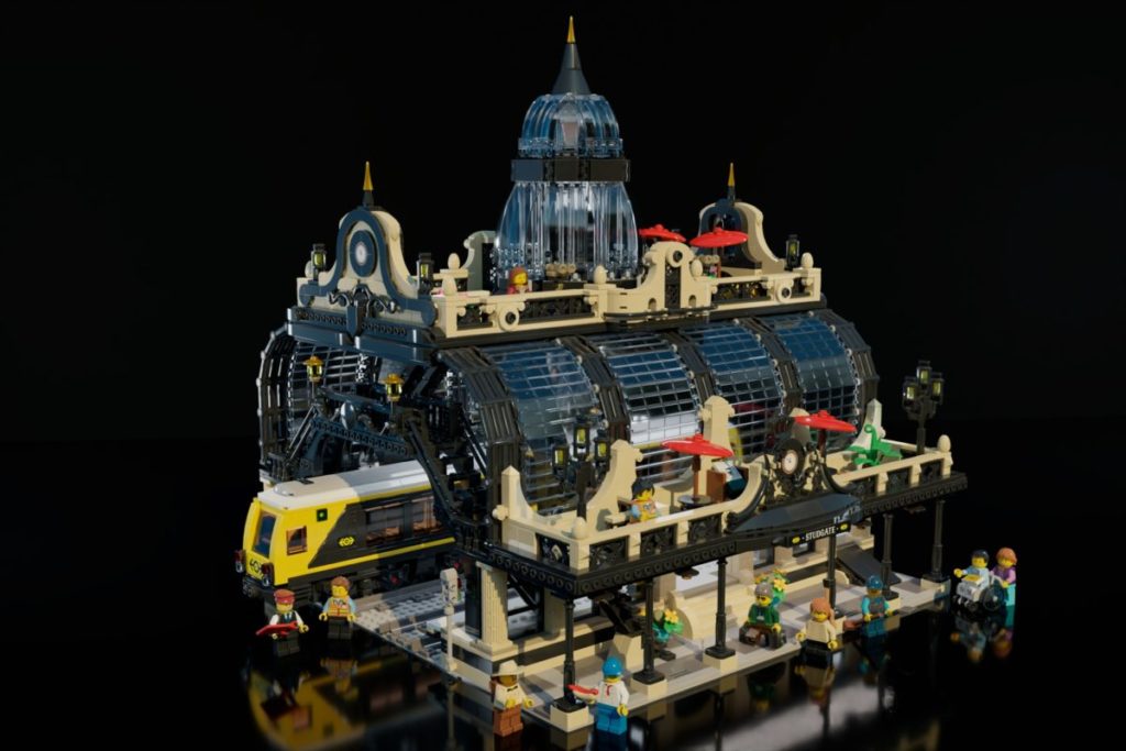 LEGO BrickLink Designer Program Train Station Studgate 1024x683