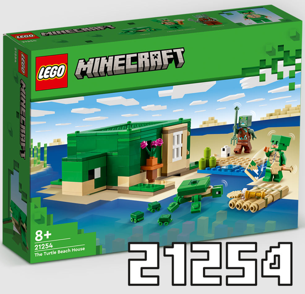 LEGO Minecraft 21254 The Turtle Beach Home