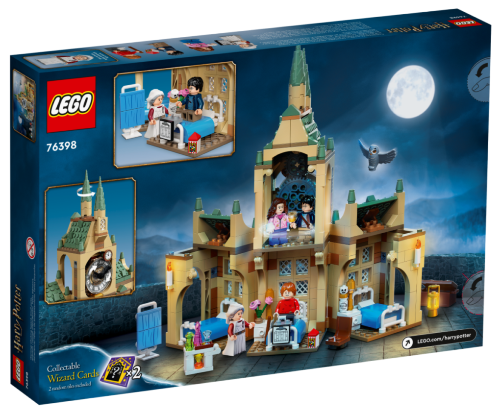 LEGO Harry Potter 76398 Hogwarts Hospital Wing box back 1024x847