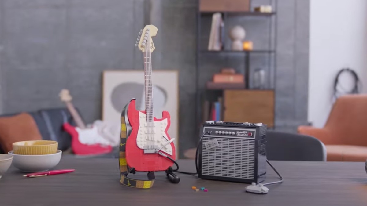 LEGO Ideas 21329 Fender Stratocaster designer video now available