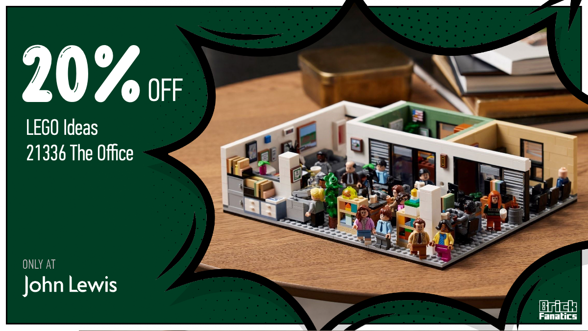 Relive moments from the classic sitcom with 20% off LEGO 21336 The Office