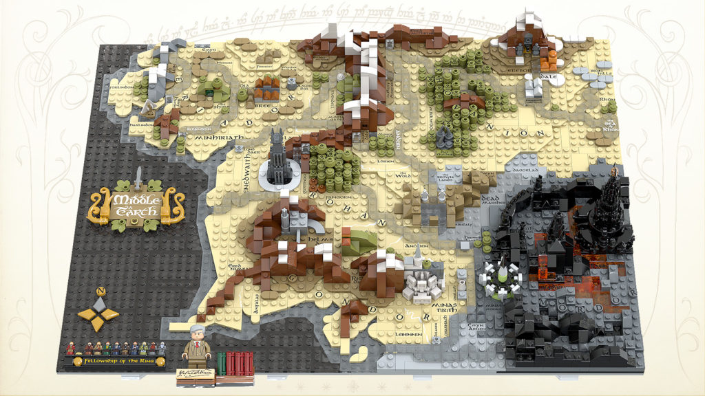 LEGO Ideas A Map of Middle earth 2