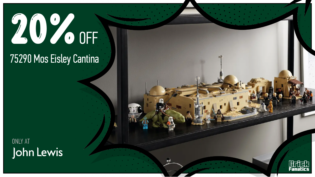 Save a huge £69 on LEGO Star Wars 75290 Mos Eisley Cantina while stocks last
