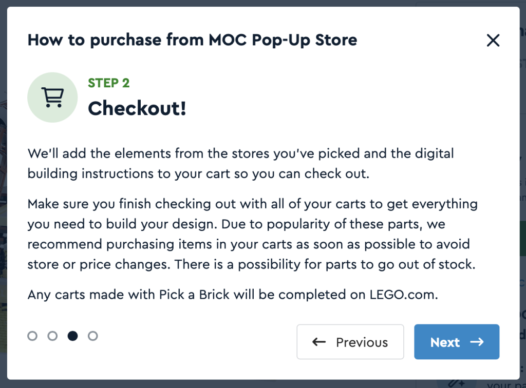 LEGO BrickLink MOC Pop Up Store buying process 3 1024x756