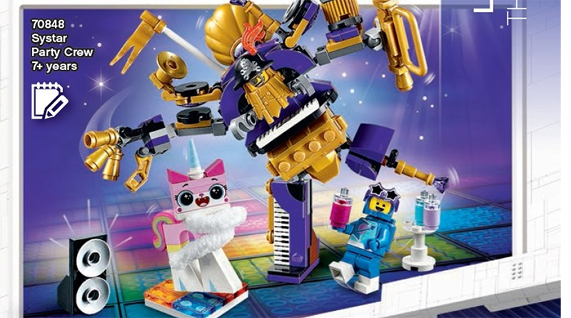 The LEGO Movie 2 70848 Systar Party Crew revealed