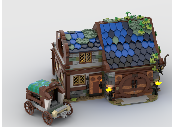 LEGO 21325 medieval blacksmith stables drmattbricks rebrickable