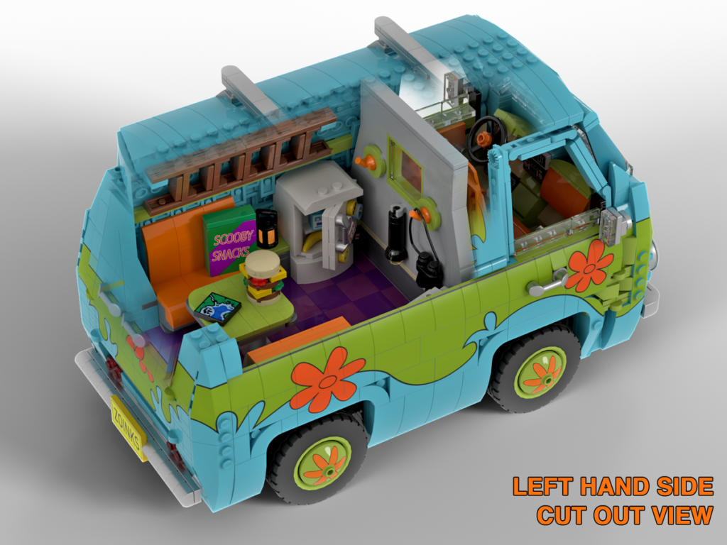 LEGO Ideas Scooby Doo Mystery Machine 6