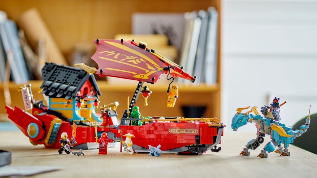 LEGO NINJAGO 71797 destinys bounty race against time lifestyle featured 1024x576