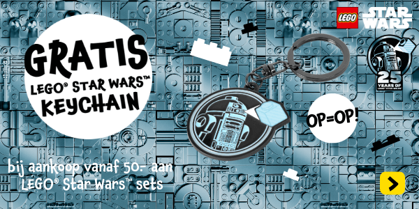 Intertoys LEGO Star Wars May the 4th R2 D2 keychain